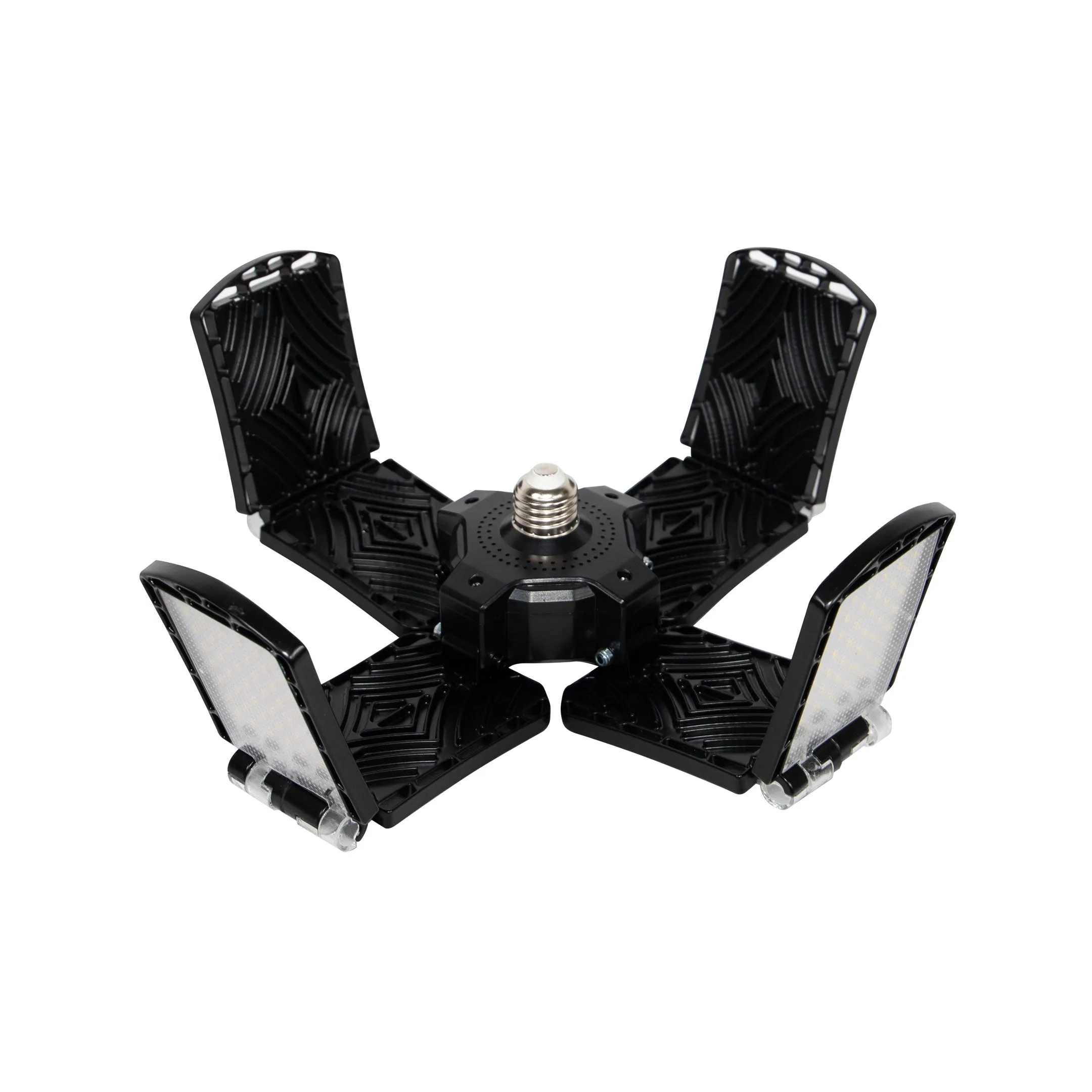 LED Garage Light 200-Watt 20,000 Lumen Adjustable 8-Panel, 1000-Watt Equivalent, 5000K Daylight, E26