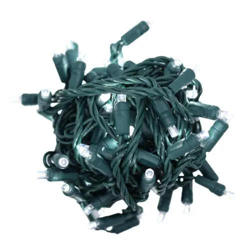 LED Mini Lights-Pure White 6" Spacing 50 Lights