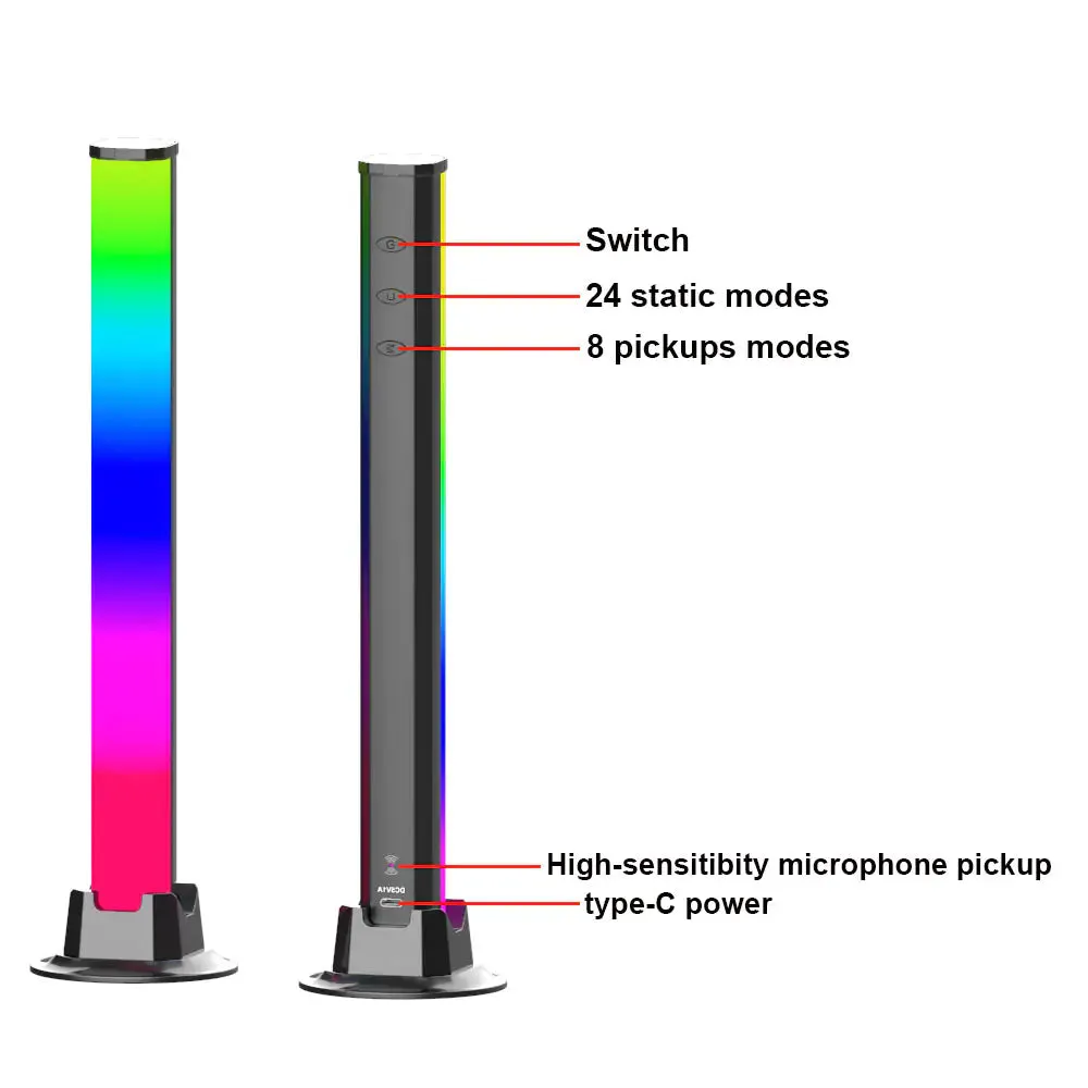 LED Tower Desktop Lights