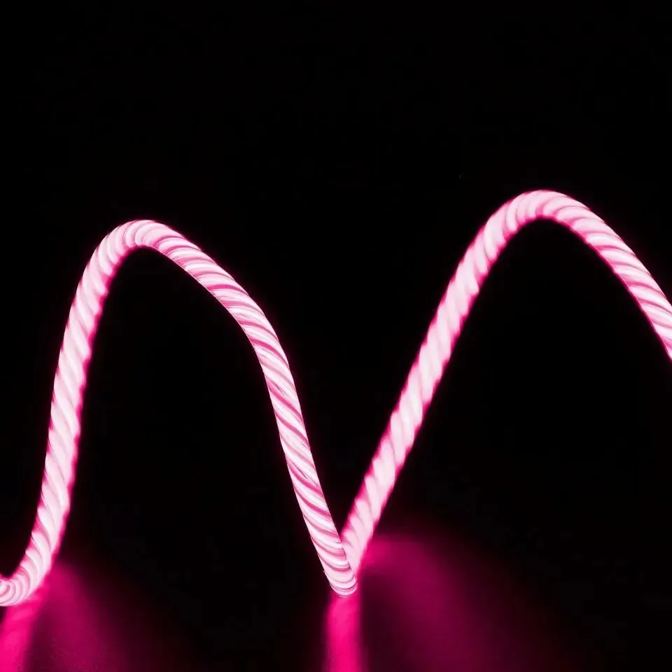 Light Pulse iPhone Electroluminescent Charge & Sync Cable (Pink)