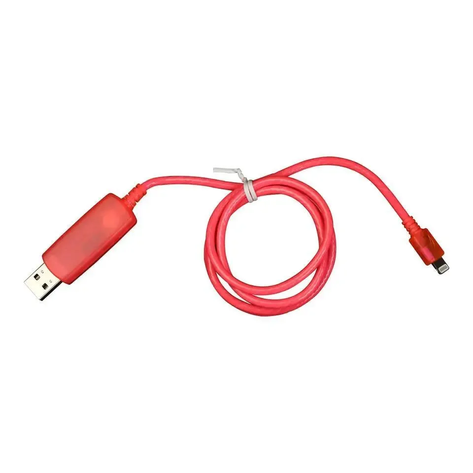 Light Pulse iPhone Electroluminescent Charge & Sync Cable (Pink)