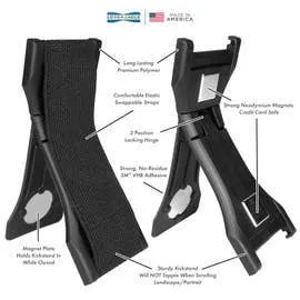 LoveHandle PRO - Black Glitter Elastic
