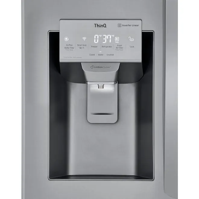 LRFVS2503S - REFRIGERATORS - LG - French 3-Door - Stainless Steel - Open Box