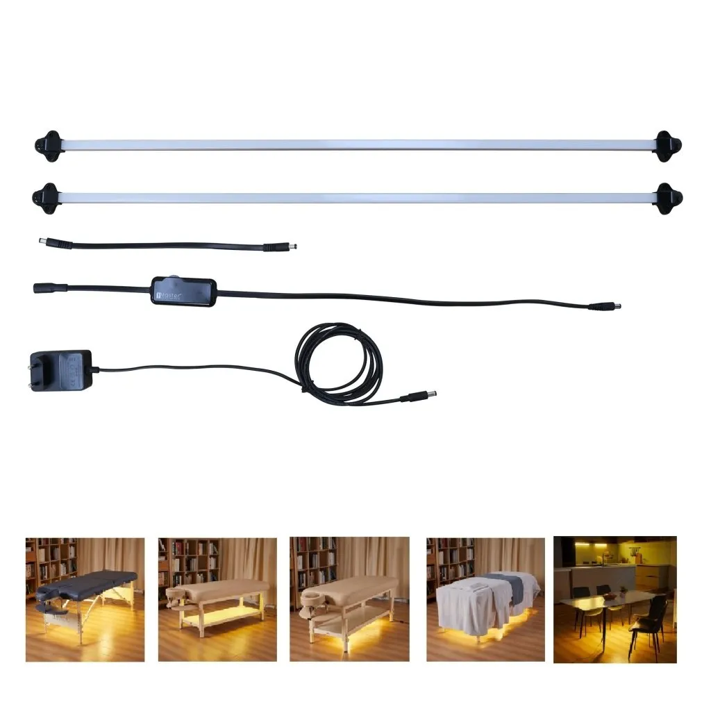 Master Massage® 28inch FAIRLANE Portable Massage Table Package with Ambient Light / with Heating System