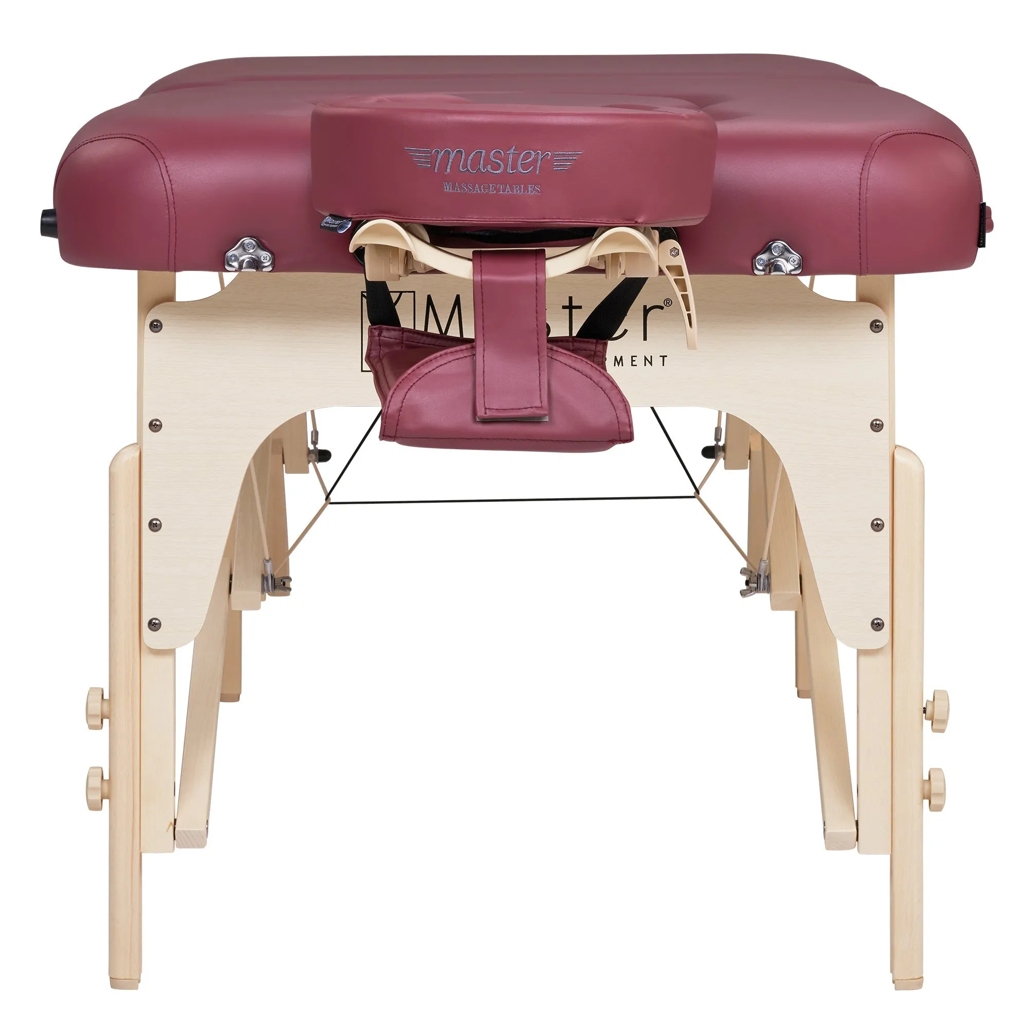 Master Massage 30” Eva Pregnancy Portable Massage in Burgundy