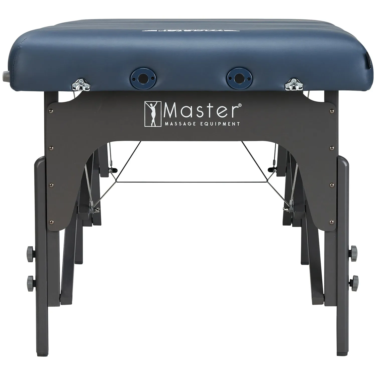 Master Massage 31" Extra Wide Montclair Pro Memory Foam Portable Massage Table Package with Reiki - Royal Blue