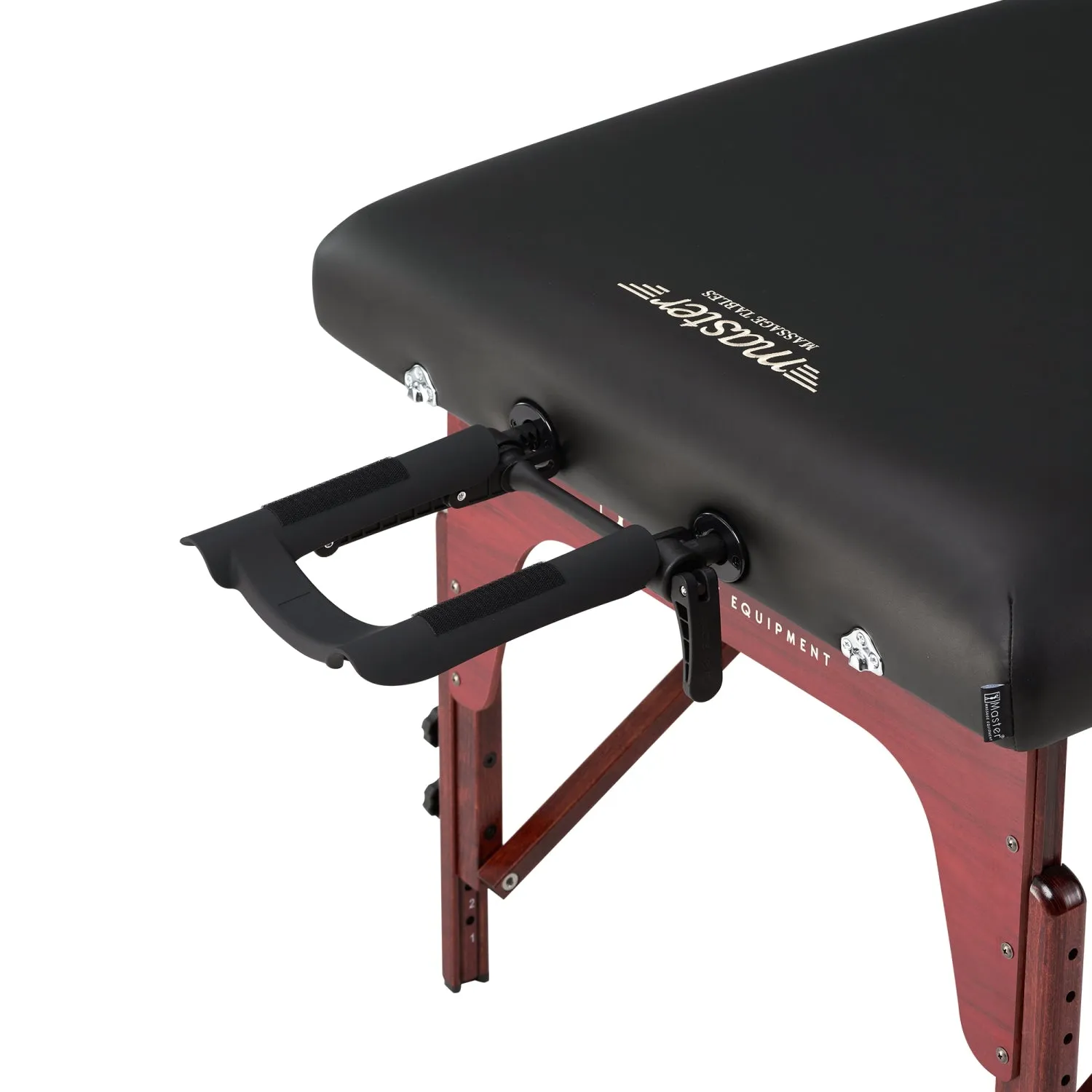 Master Massage 31" Montclair™ Portable Massage Table Package with MEMORY FOAM Layer, Shiatsu Cables, & Reiki Panels! (Black Color)