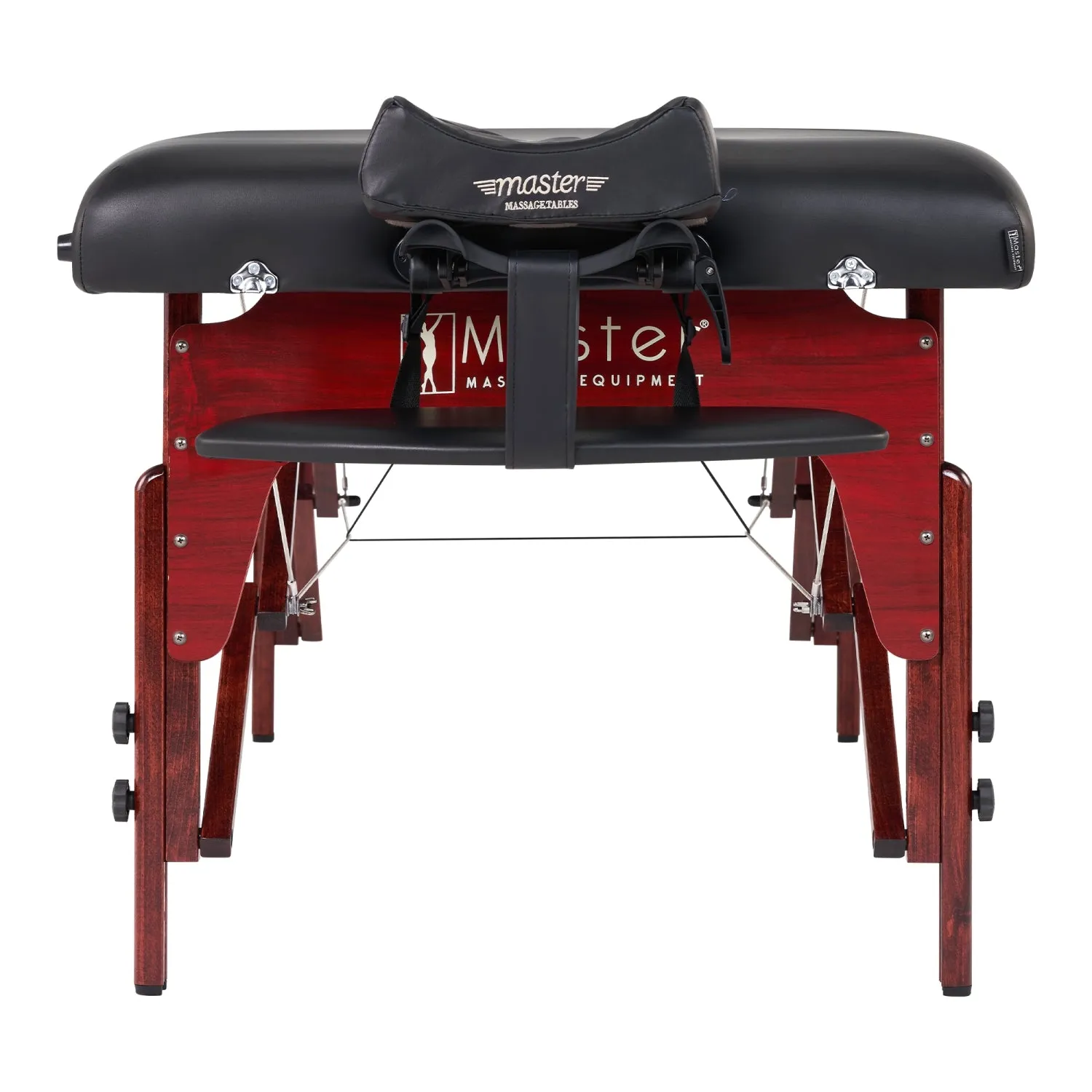 Master Massage 31" Montclair™ Portable Massage Table Package with MEMORY FOAM Layer, Shiatsu Cables, & Reiki Panels! (Black Color)