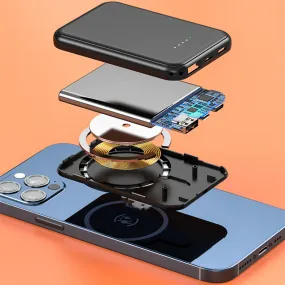 Mini Fast Charging Magnetic Wireless Power Bank 10000 MAh