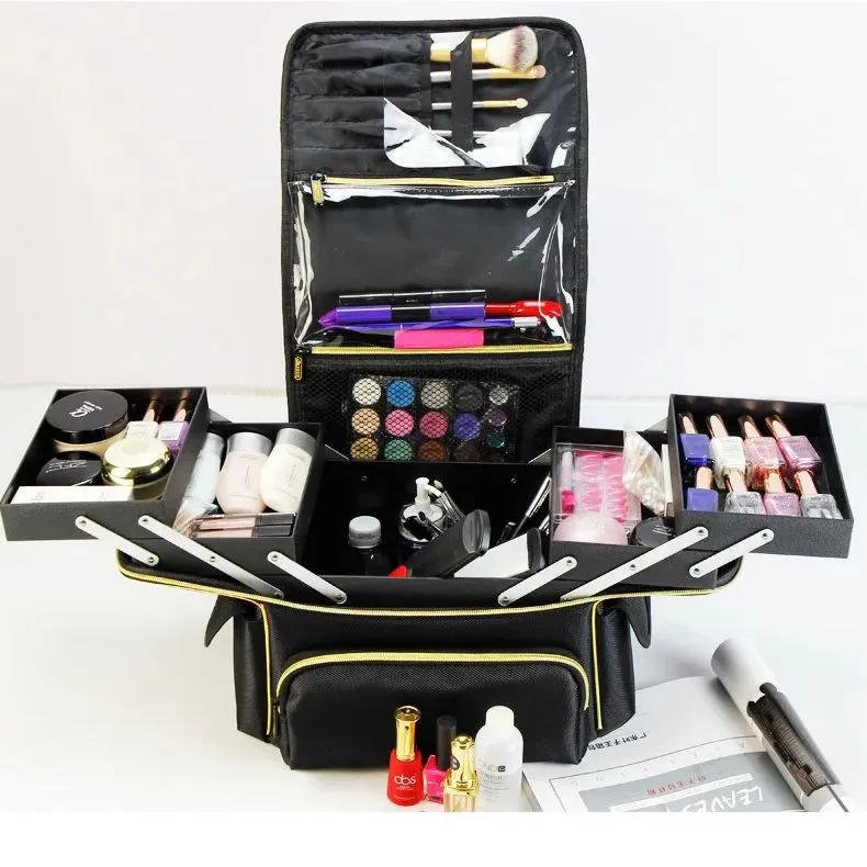 Multi-Layer Travel Storage Cosmetic Box