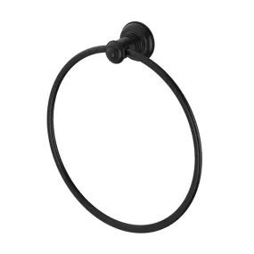 Phoenix Cromford Hand Towel Holder Matte Black