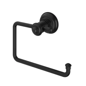 Phoenix Cromford Toilet Roll Holder Matte Black