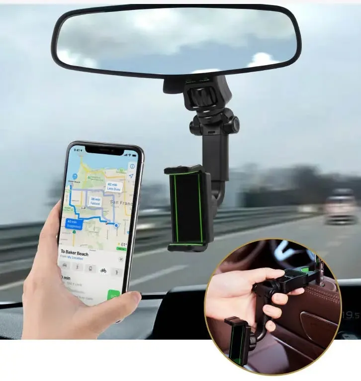 Phone Stand with Claw Clip Mount - 6 Pieces Per Retail Ready Display 23717