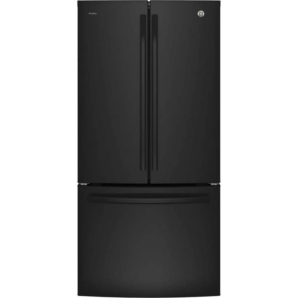 PNE25NGLKBB - REFRIGERATORS - GE Profile - French 3-Door - Black - Open Box