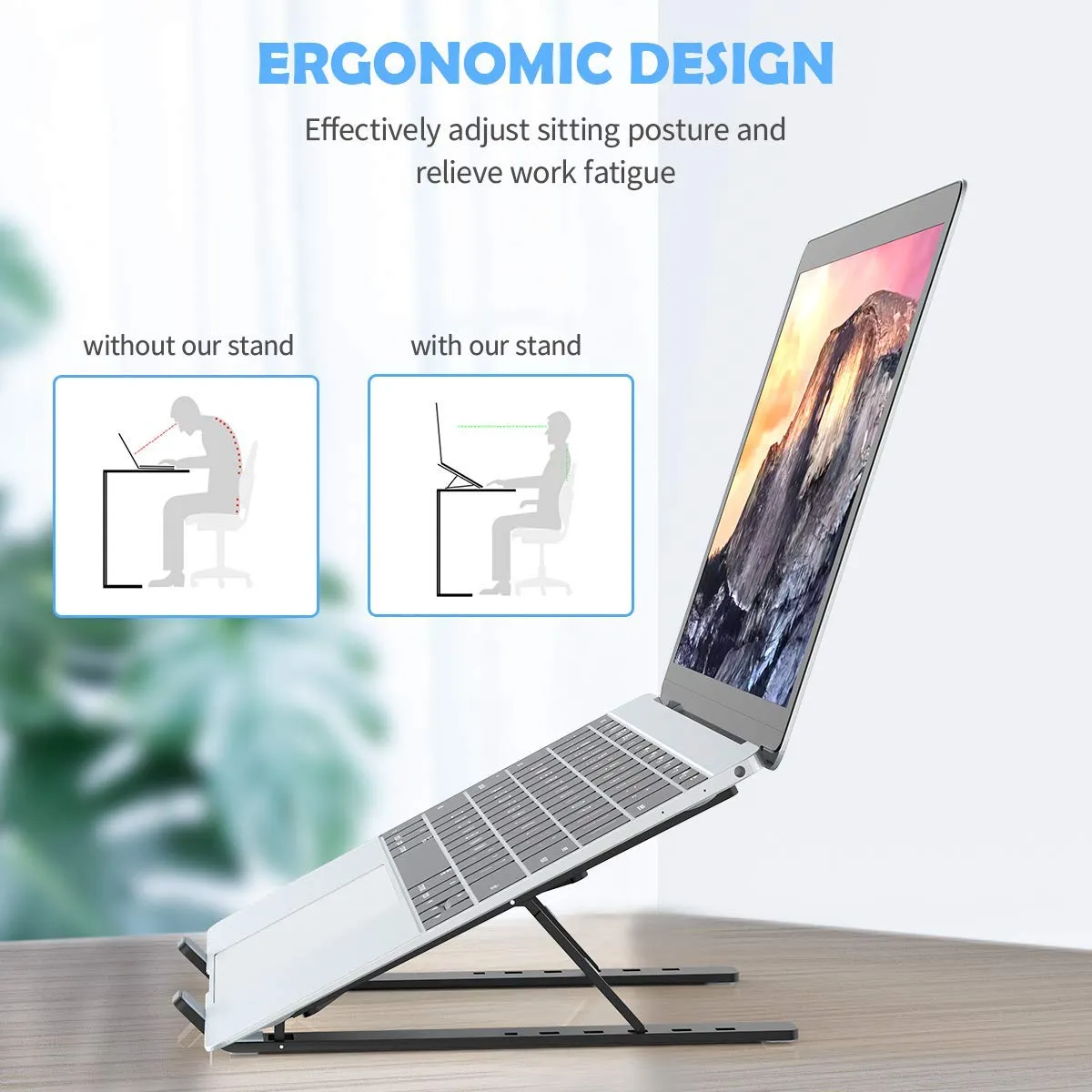 Proffisy N3 Laptop Stand(Black)