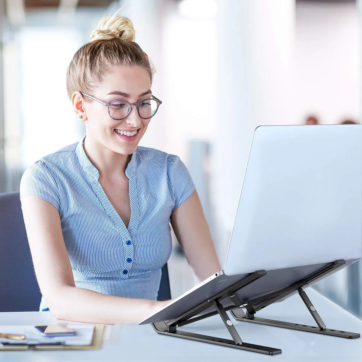 Proffisy N3 Laptop Stand(Black)