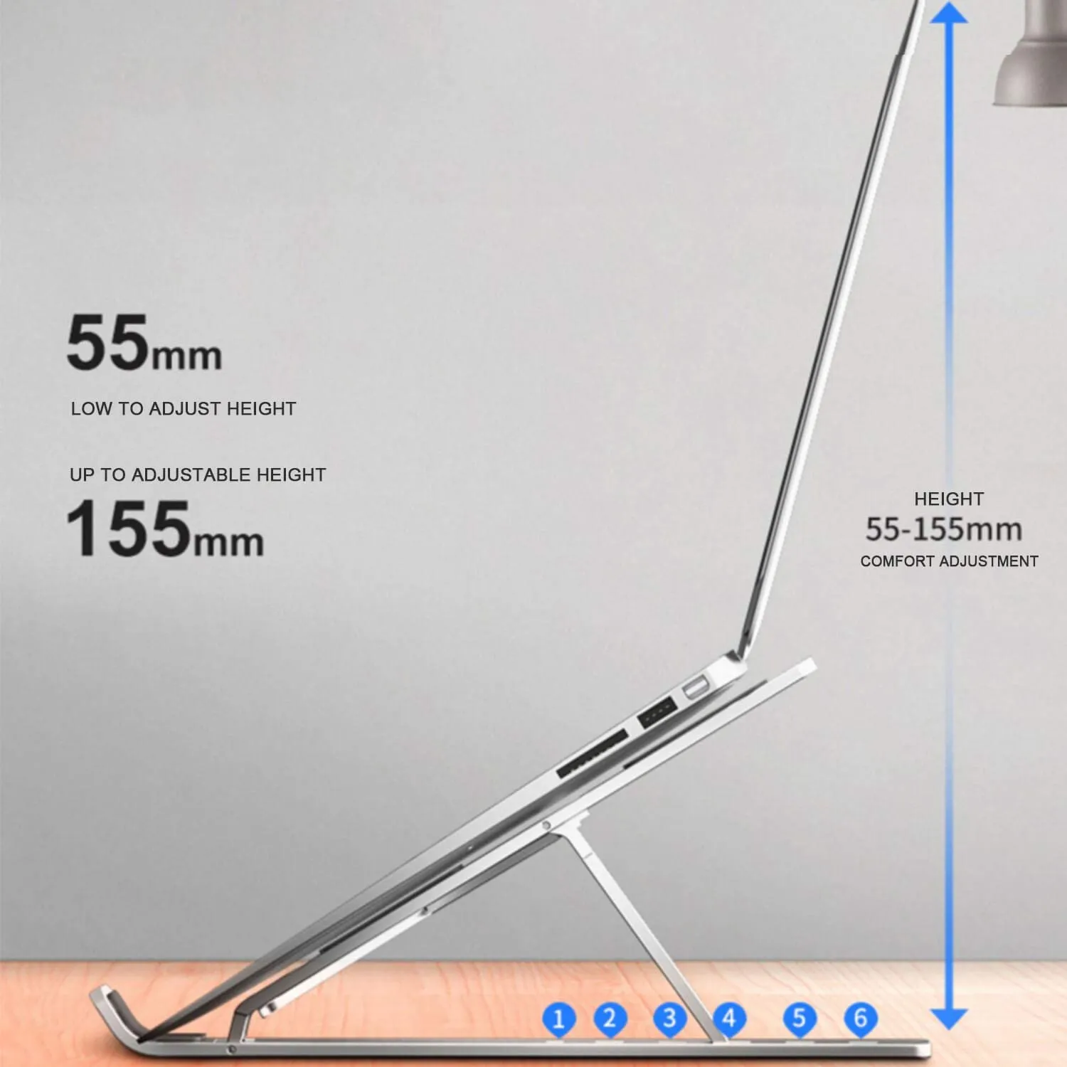 Proffisy N3 Silver Laptop Stand