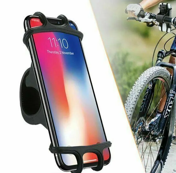 PROWheelX™ 360° Silicone Bike Cell Phone Holder | Motorcyle Cycling Handlebar Mount