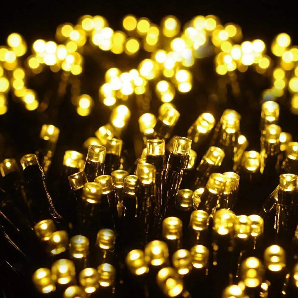 Quntis Waterproof Christmas String Lights – 8 Modes, Available in 2 Sizes for Holiday & Xmas Decor