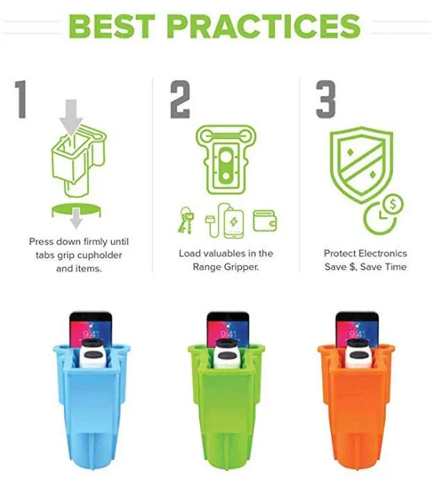 Range Gripper - Grips, Secures, and Protects Range Finders and Smart Phone