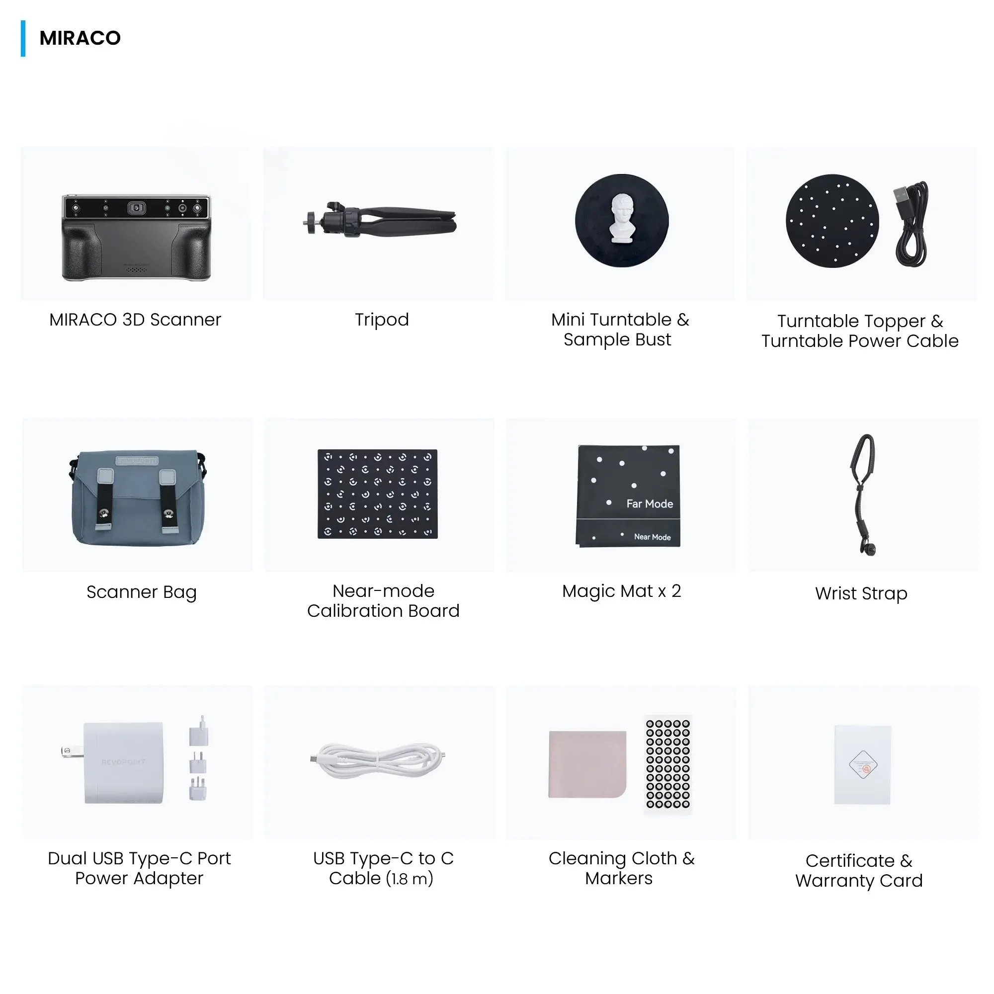 Revopoint MIRACO 3D Scanner: High-Precision Handheld 3D Scanner for 3D Printing