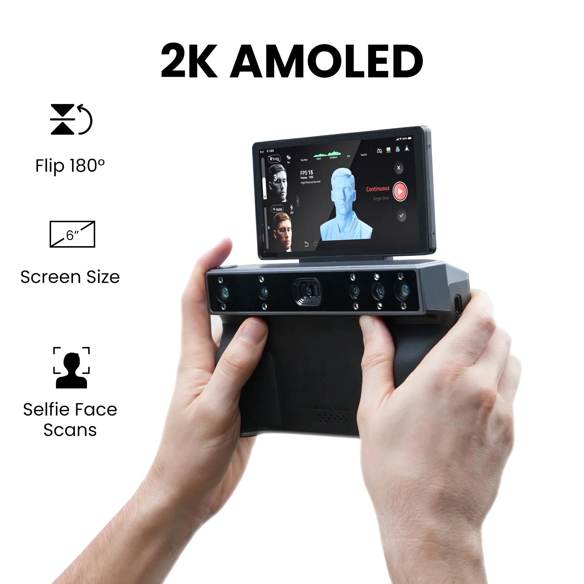 Revopoint MIRACO 3D Scanner: High-Precision Handheld 3D Scanner for 3D Printing