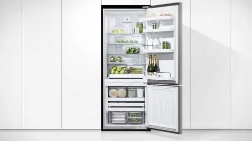 RF135BDRUX4N - REFRIGERATORS - Fisher & Paykel - Bottom Freezer - Stainless Steel - Open Box