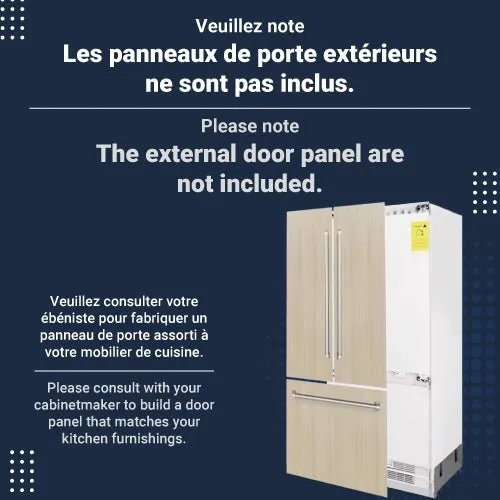 RF29BB8200QL - REFRIGERATORS - Samsung - French 4-Door - Panel Ready - Open Box