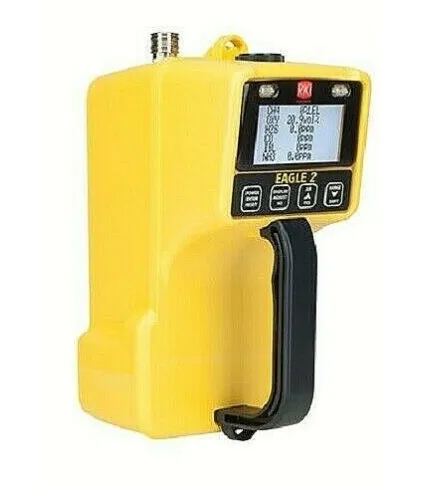 RKI Instruments 726-133 Eagle2 6 Gas Monitor LEL&PPM/O2/CO/CL2/SO2/NH3