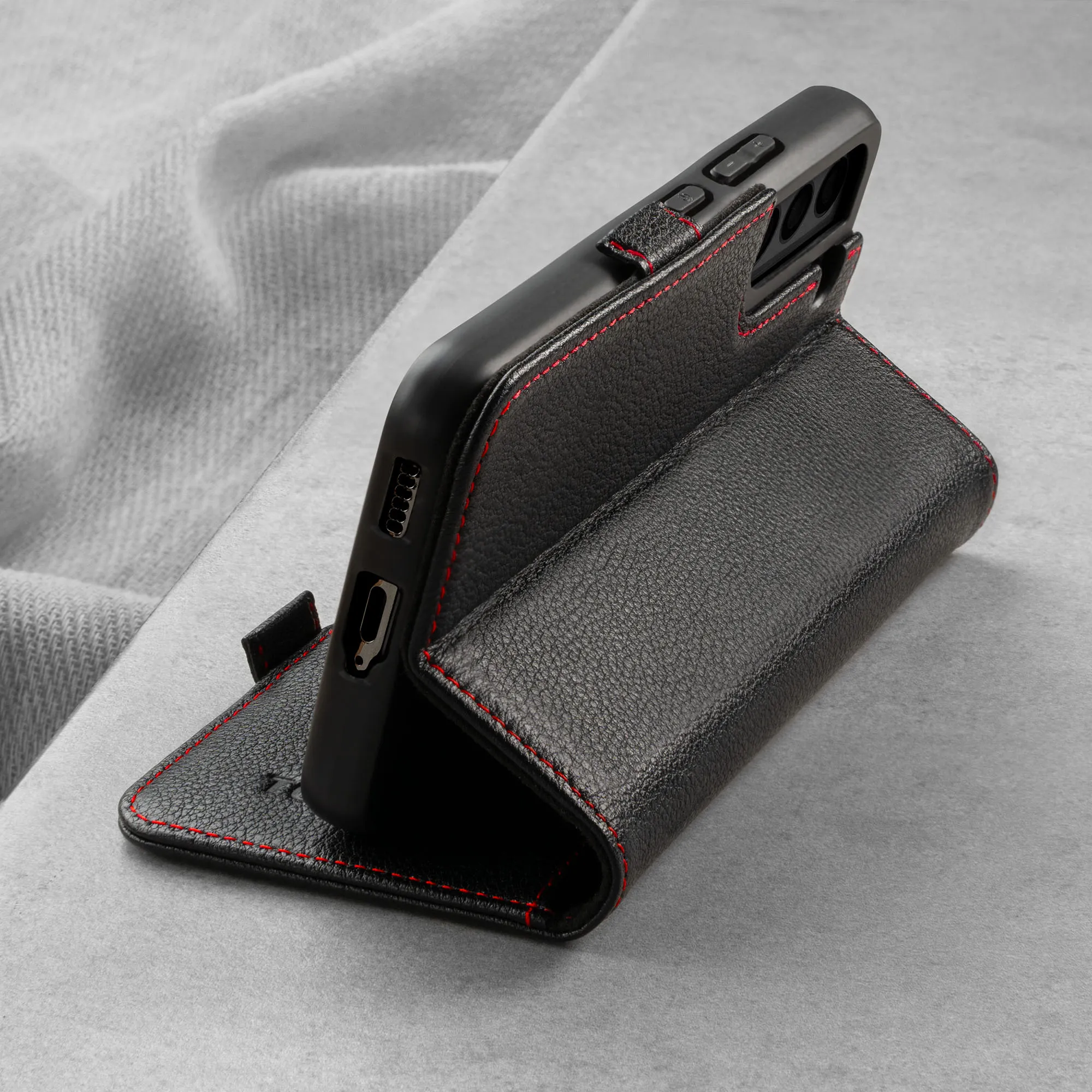 Samsung Galaxy S22 Leather Wallet Case (with Stand function)
