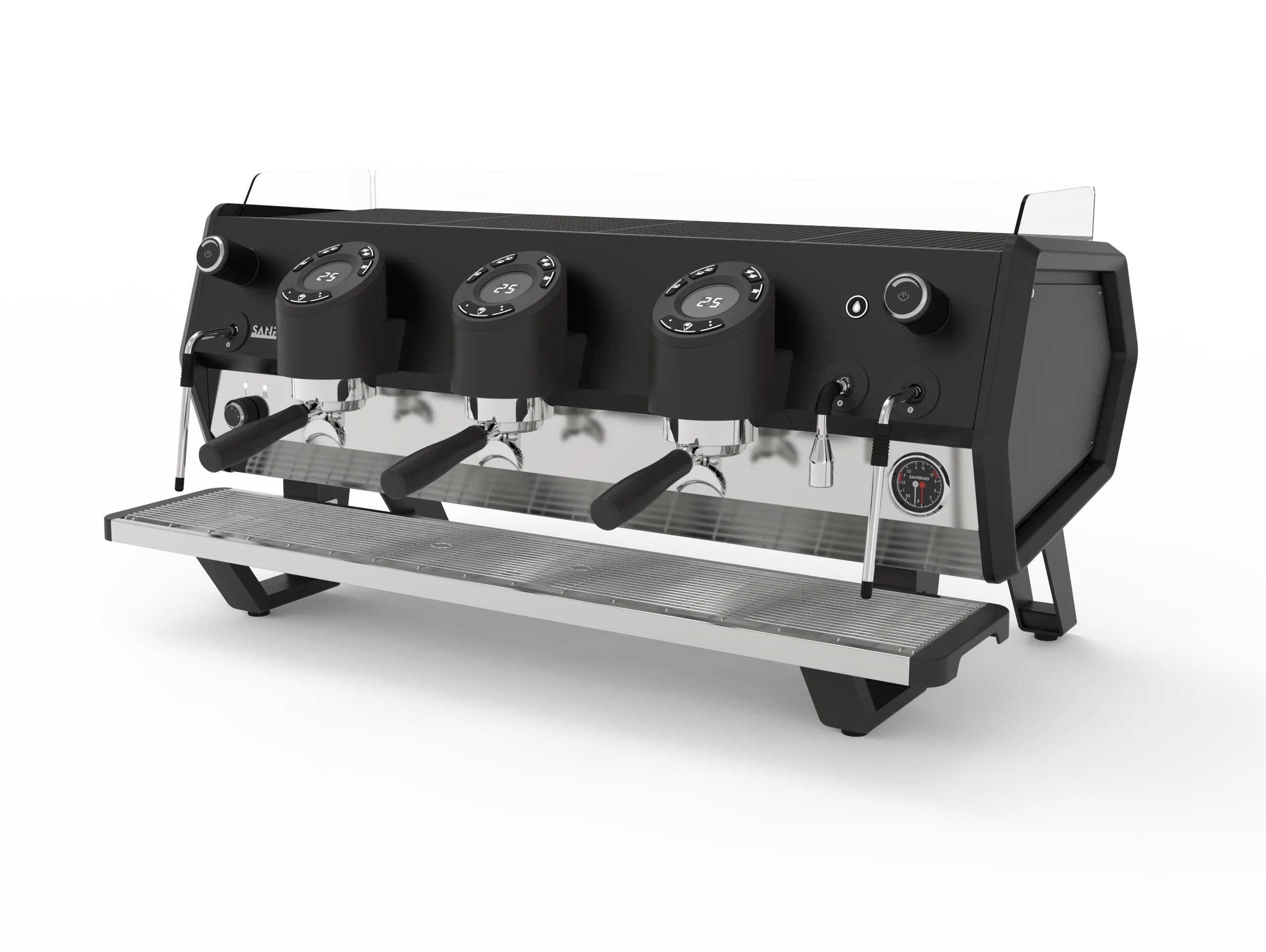 Sanremo D8 3 Group Commercial Espresso Machine - Total Black