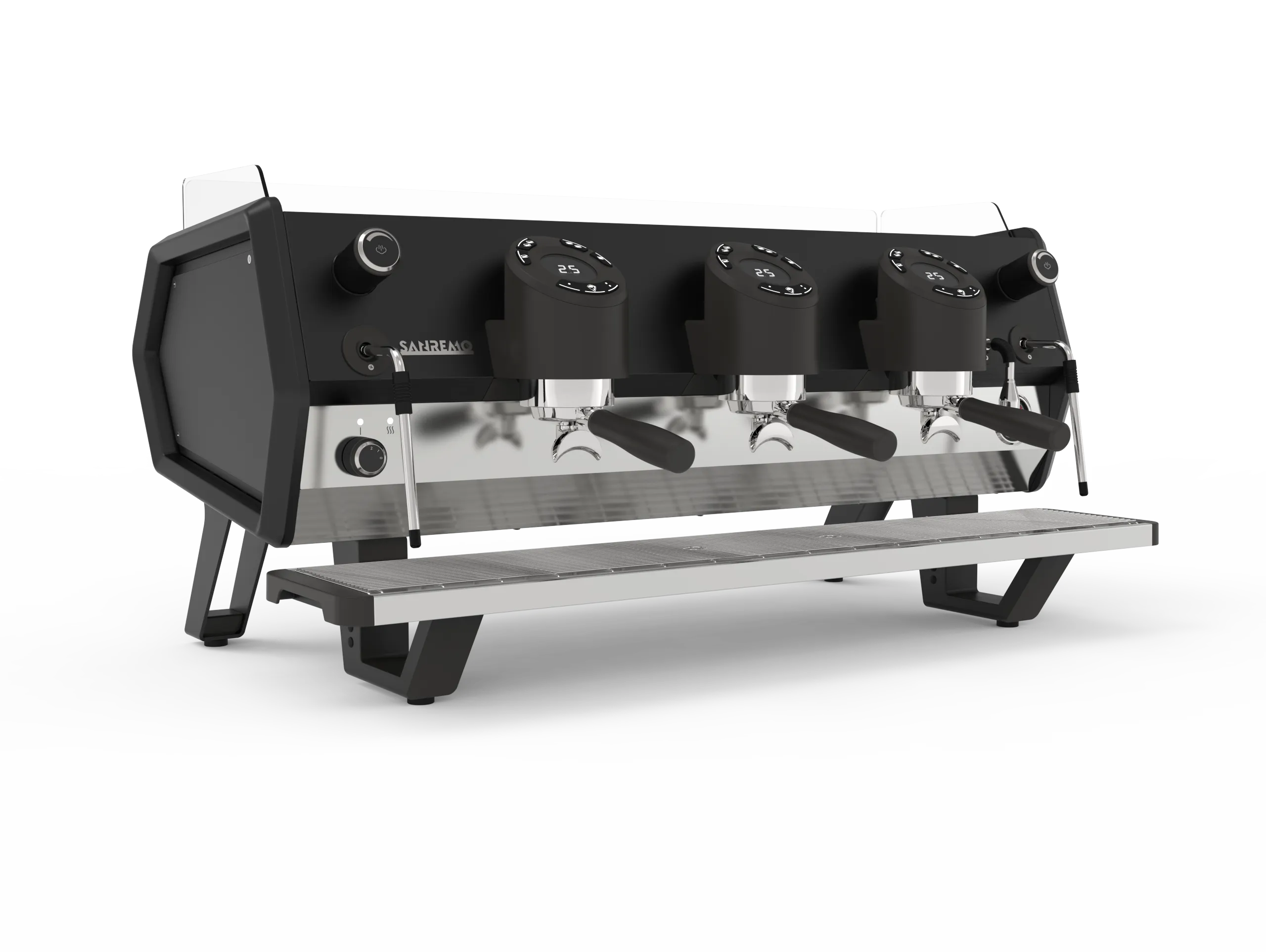 Sanremo D8 3 Group Commercial Espresso Machine - Total Black