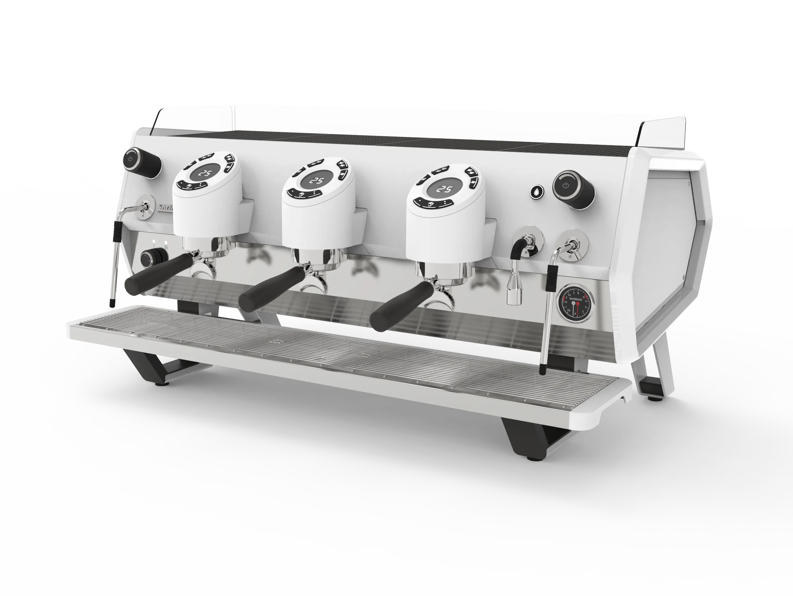 Sanremo D8 3 Group Commercial Espresso Machine - Total White