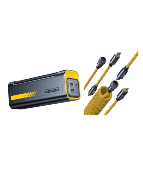 【Save $100】AOHI Starship 2-in-1 40000mAh PD3.1 140W Power Bank with 240W Future Power Cable Set