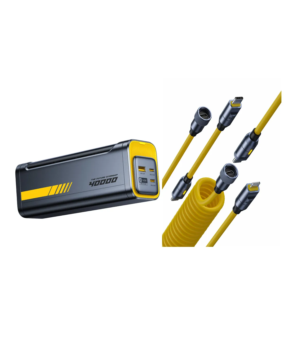 【Save $100】AOHI Starship 2-in-1 40000mAh PD3.1 140W Power Bank with 240W Future Power Cable Set