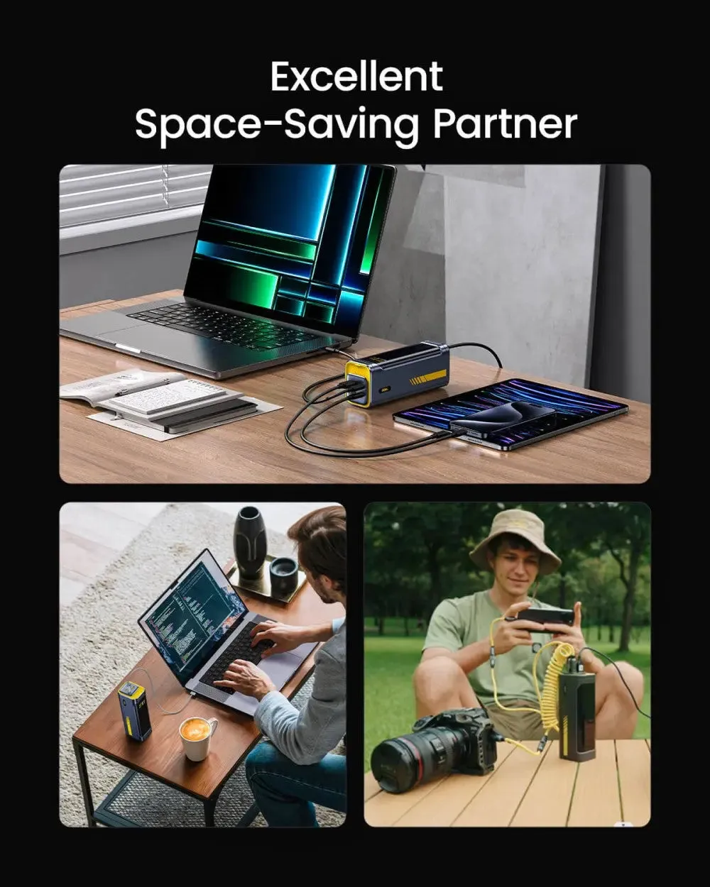 【Save $100】AOHI Starship 2-in-1 40000mAh PD3.1 140W Power Bank with 240W Future Power Cable Set