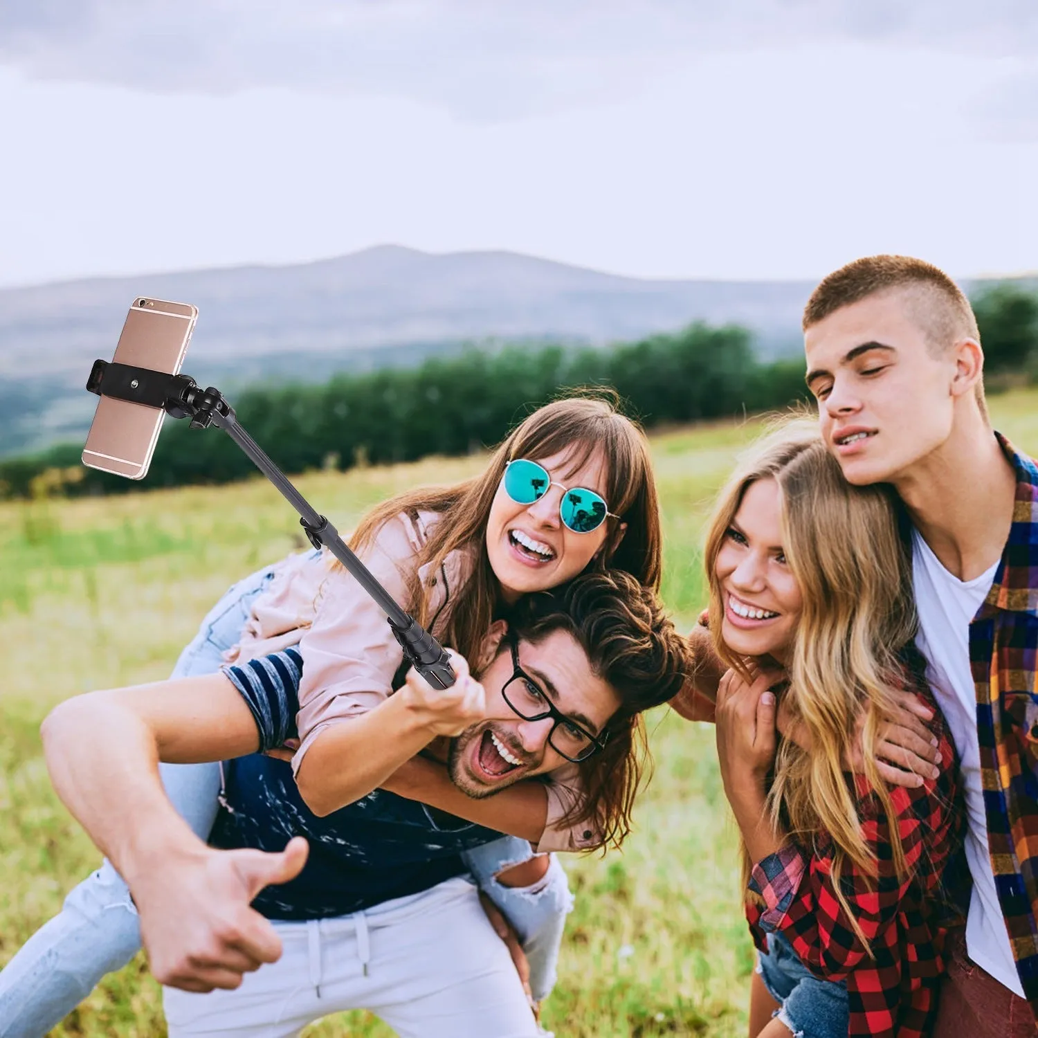 Selfie Stick Tripod Wireless Desktop Phone Tripod Stand