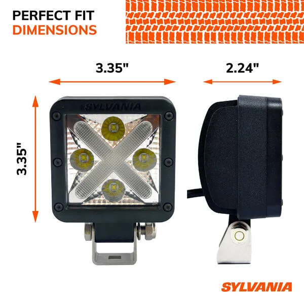 SLB CUBEXSP.BX Sylvania Dual Mode 3" LED Pod Cube (Spot)