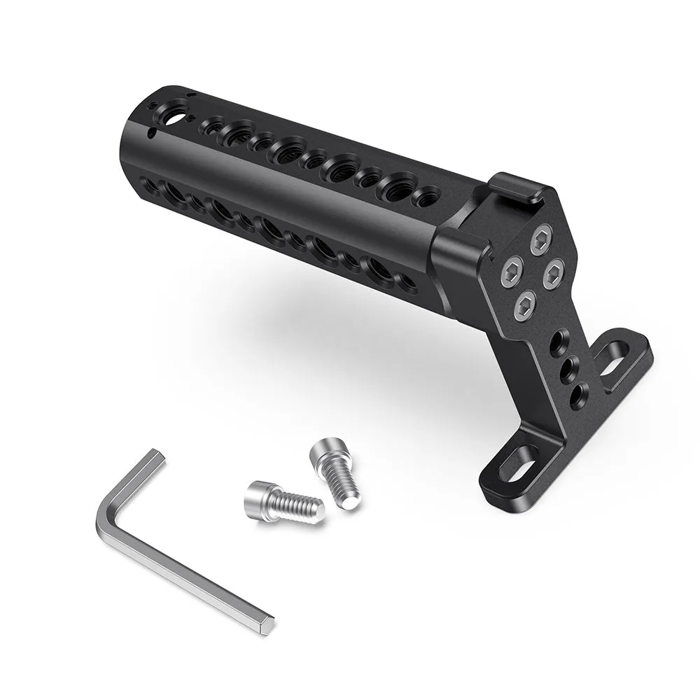 SmallRig Camera Top Handle Grip with Cold Shoe, ARRI 3/8"-16 Locating Holes and 1/4"-20 & 3/8"-16 Threaded Holes for Camera Cage 1638C