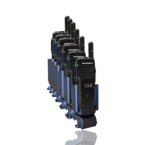Strike Alpha in-car Cradle for Motorola WAVE TLK 100 Two-Way Radio 6-Bay Desktop Charger