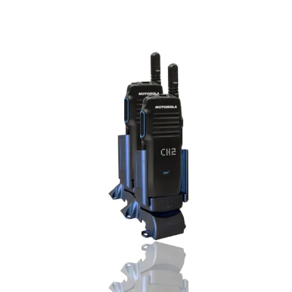 Strike Alpha in-car Cradle for Motorola WAVE TLK 100 Two-Way Radio Double Bay Desktop Charger