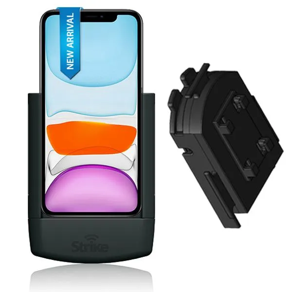 Strike Alpha In-car Cradle with Bury System 9 Adapter suitable for iPhone Xs Max