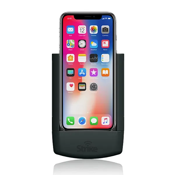 Strike in-car Phone Cradle for iPhone X/Xs - optional Bury S9 Baseplate