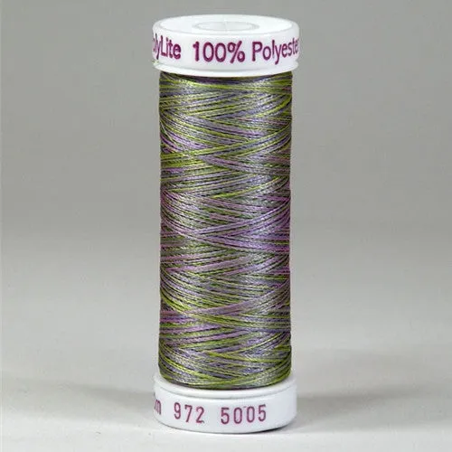 Sulky 60wt PolyLite in Multi-Color Lilac Field