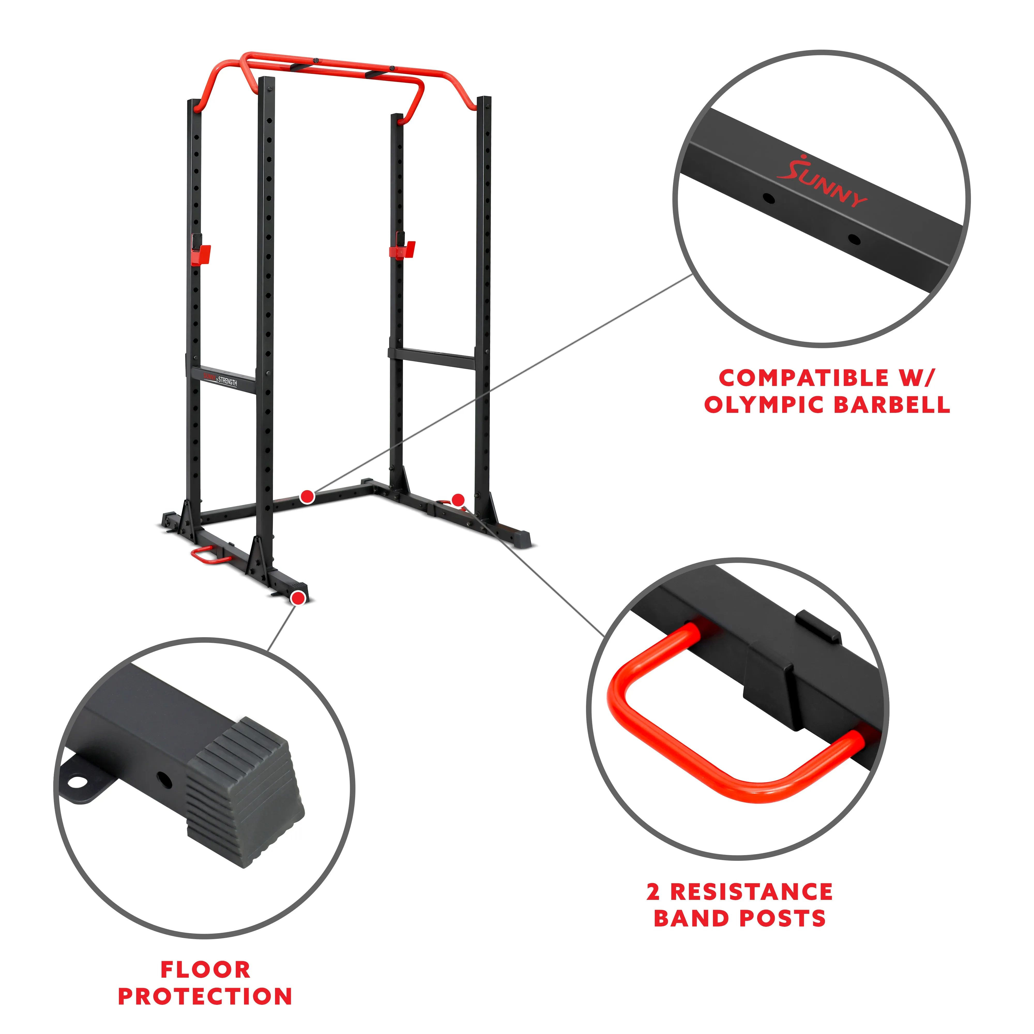 Sunny Strength™ Essential Power Cage Squat Rack