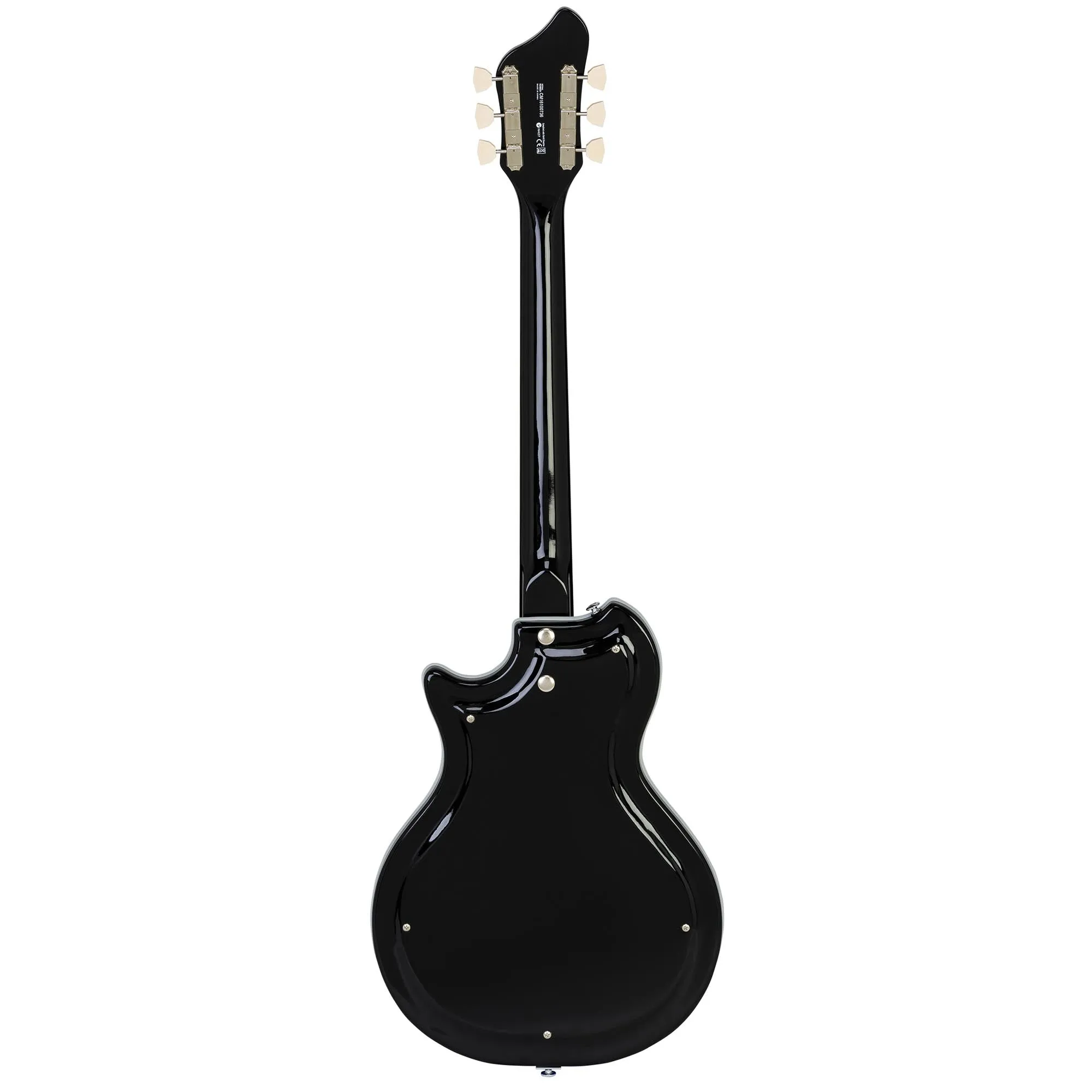Supro Americana Series Black Holiday Guitar - Jet Black