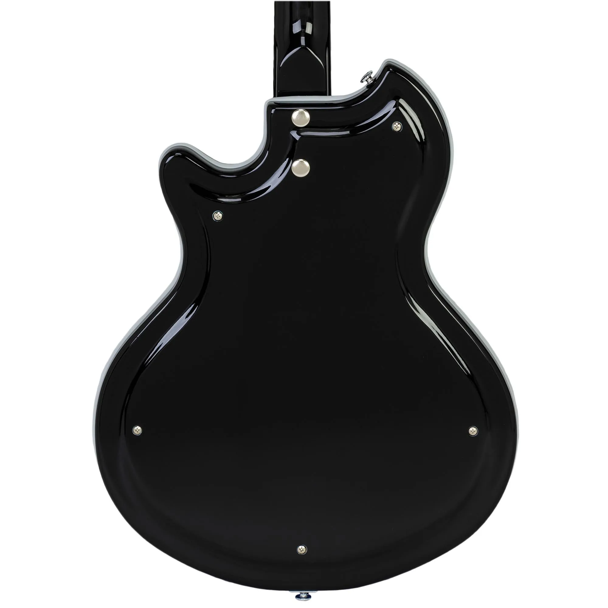 Supro Americana Series Coronado II Guitar - Jet Black