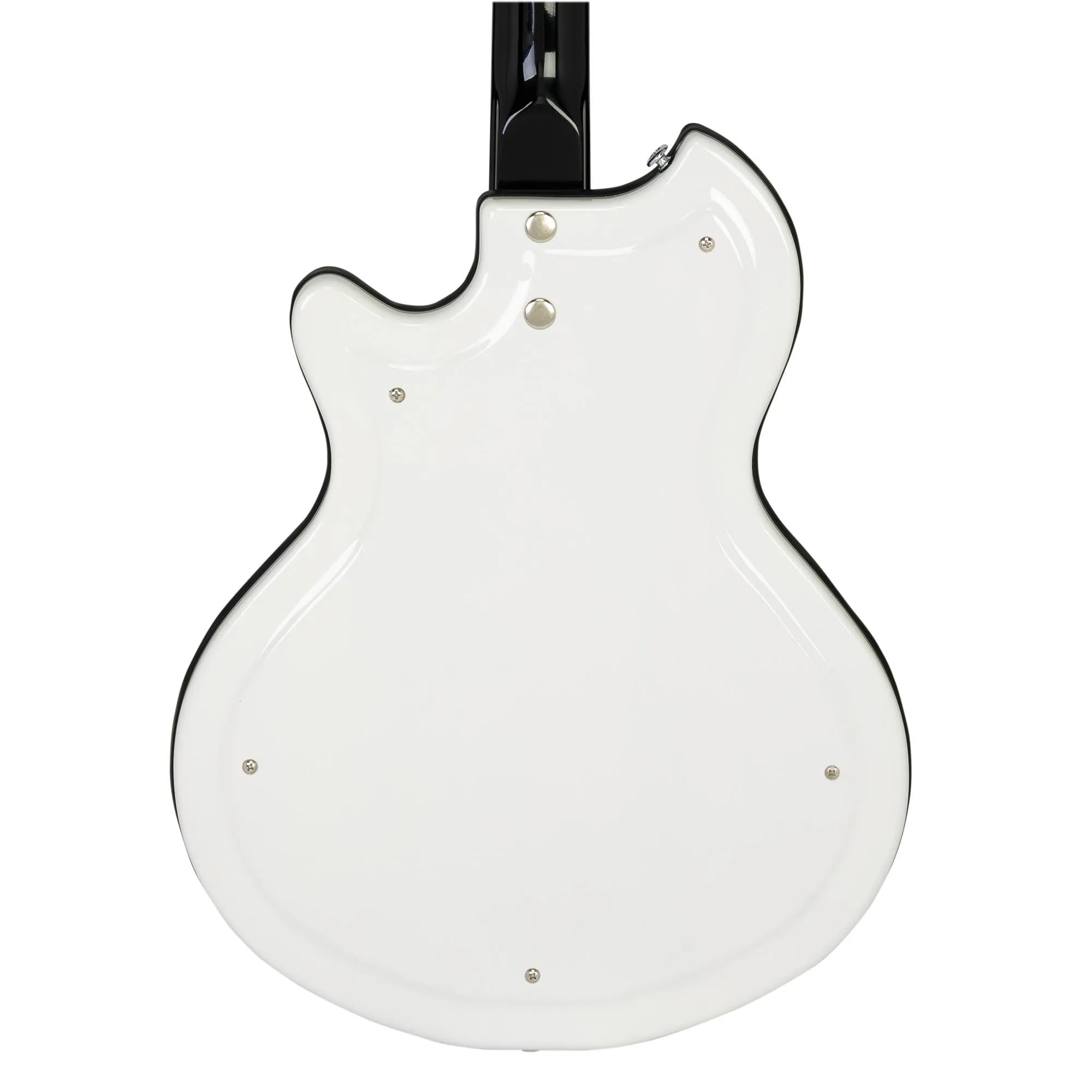 Supro Americana Series Martinique Deluxe Guitar - Ermine White