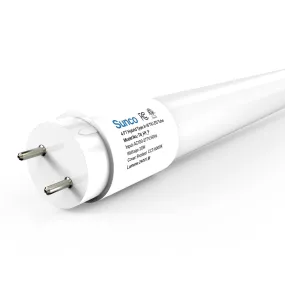 T8 LED Tube, 4ft, Frosted, Plug & Play, Hybrid Type A B, Single/Double Ended, 20W, 2400 Lumens