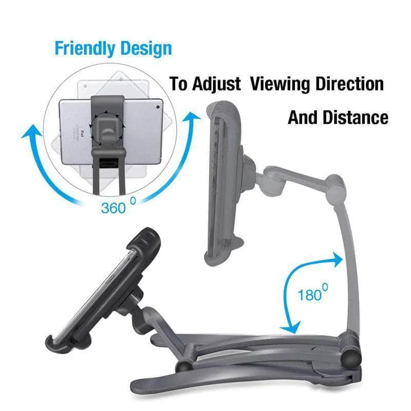 Tablet Stand Wall Desk Tablet Mount 5-10.5 inch Tablets